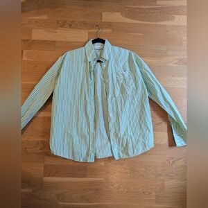 Oak & Fort oversized striped button-up